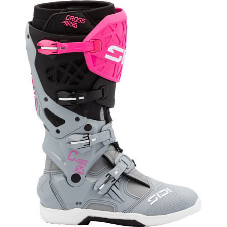 Bottes SIDI Crossair X - gris/rose fluo