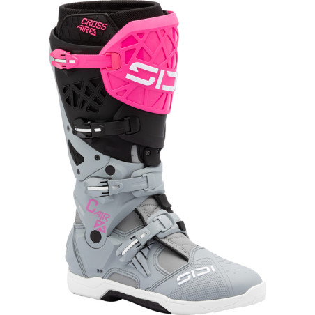 Bottes SIDI Crossair X - gris/rose fluo