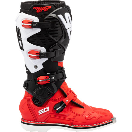Bottes SIDI Crossfire 3 - rouge/noir/blanc