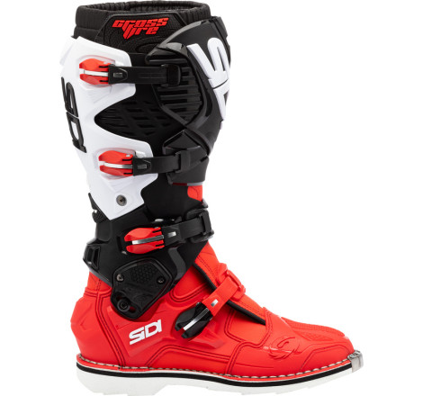 Bottes SIDI Crossfire 3 - rouge/noir/blanc