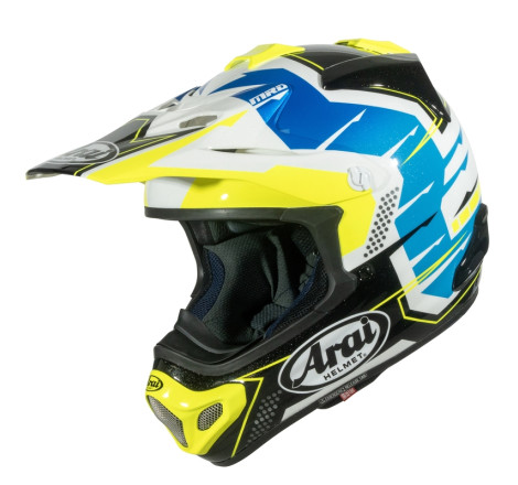 Casque ARAI MX-V EVO Stingray taille L - jaune