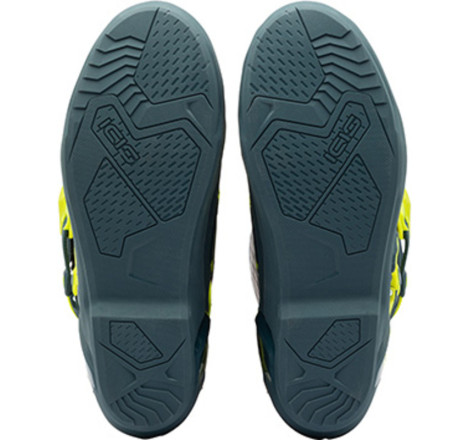Bottes SIDI Crosscore - Petrol/jaune fluo