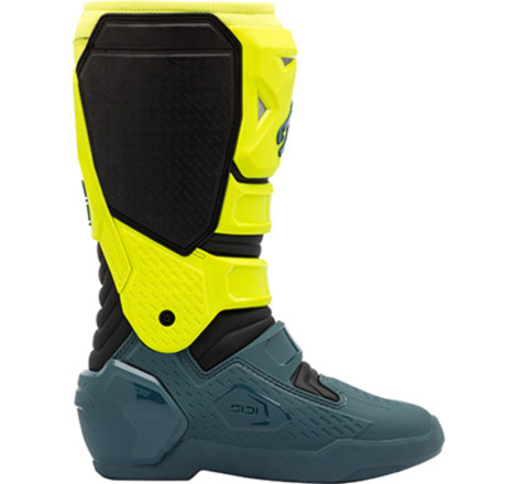 Bottes SIDI Crosscore - Petrol/jaune fluo
