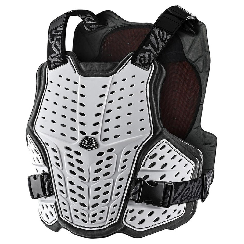 Pare-pierres TROY LEE DESIGNS Rockfight CE FLEX - blanc