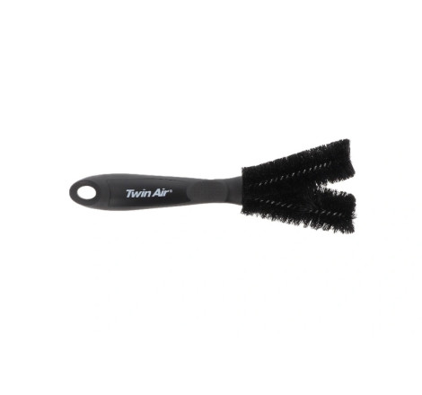 Brosse goupillon double TWIN AIR - nettoyage chaîne et pièces moto haute efficacité