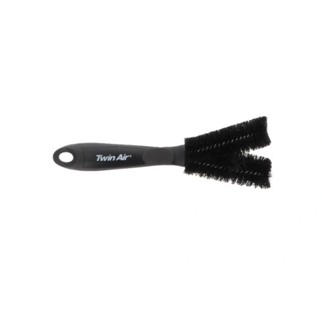 Brosse goupillon double TWIN AIR - nettoyage chaîne et pièces moto haute efficacité
