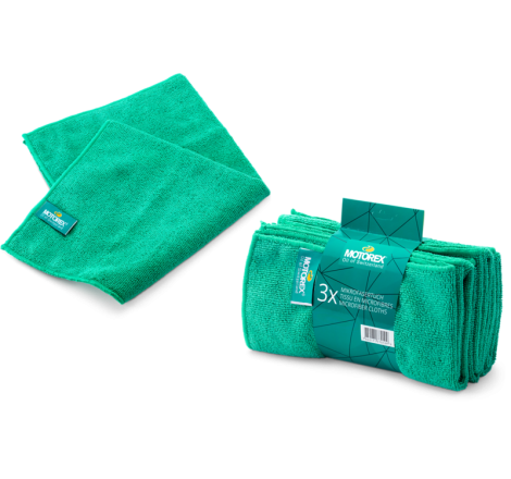 Microfibre MOTOREX - lot de 3