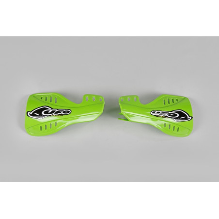 Protège-mains UFO vert KX Kawasaki KX250F