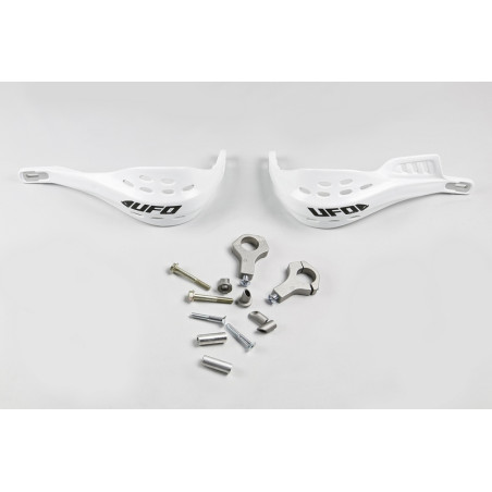 Protège-mains UFO Jumpy supermotard Ø28mm blanc
