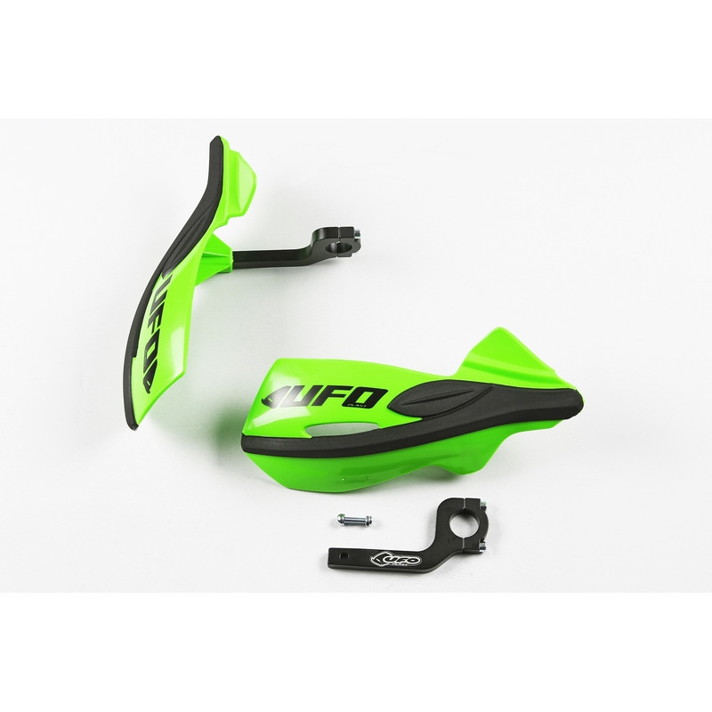 Protège-mains UFO Patrol vert Kit montage inclus
