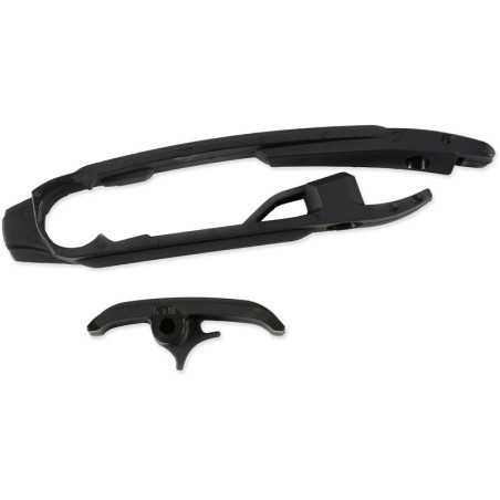 Kit patin de bras oscillant + patin de chaîne inférieur UFO noir 125/250/350/450 SX/SX-F