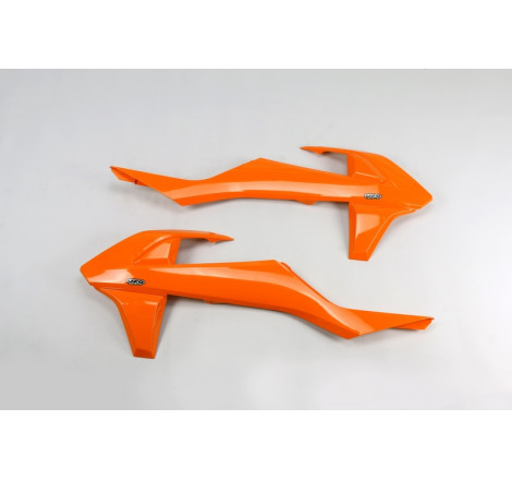 Ouïes de radiateur UFO Orange pour KTM SX/SX-F 125/250/350/450