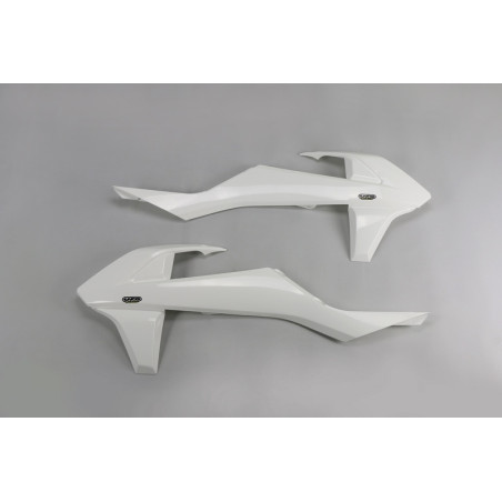 Ouïes de radiateur UFO Blanc pour KTM SX/SX-F 125/250/350/450