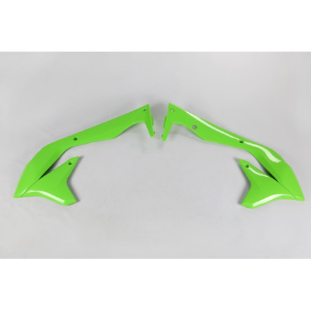 Ouïes de radiateur UFO Vert pour Kawasaki KX-F 450 2016 à 2018
