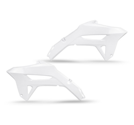 Ouïes de radiateur UFO Blanc pour Honda CRF 250/450