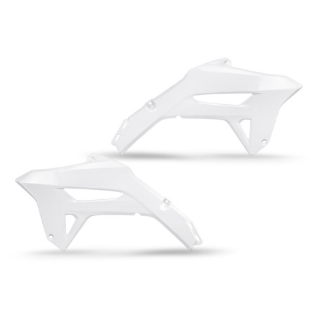 Ouïes de radiateur UFO Blanc pour Honda CRF 250/450
