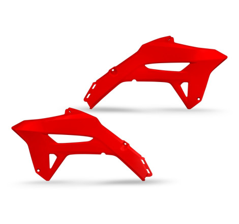 Ouïes de radiateur UFO Rouge pour Honda CRF 250/450