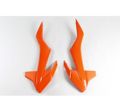 Ouïes de radiateur UFO Orange pour KTM SX 85 2018 à 2024