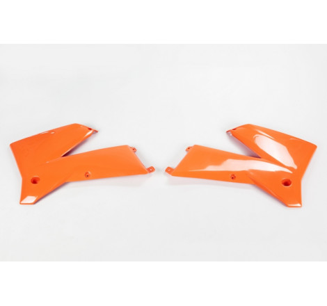 Ouïes de radiateur UFO Orange pour KTM SX/SX-F 125/250 2005 à 2006