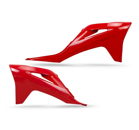 Ouïes de radiateur UFO Rouge pour GasGas MC/MC-F 125/250/350/450 2021 à 2023