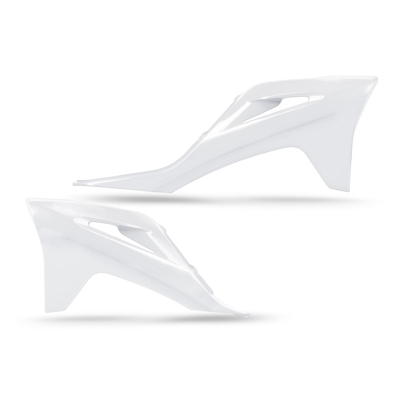 Ouïes de radiateur UFO Blanc pour Gasgas MC/MC-F 125/250/350/450 2021 à 2023