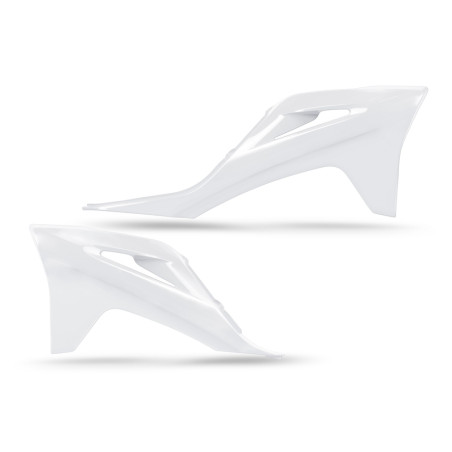 Ouïes de radiateur UFO Blanc pour Gasgas MC/MC-F 125/250/350/450 2021 à 2023