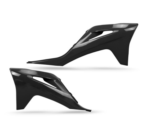 Ouïes de radiateur UFO Noir pour KTM MC/MC-F 125/250/350/450 2021 à 2023