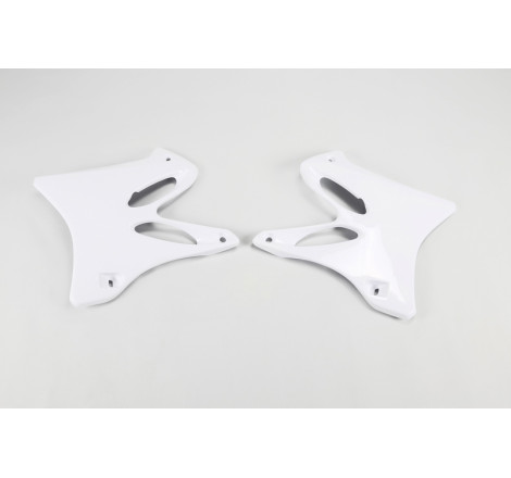Ouïes de radiateur UFO Blanc pour Yamaha YZ 125/250 2002 à 2014