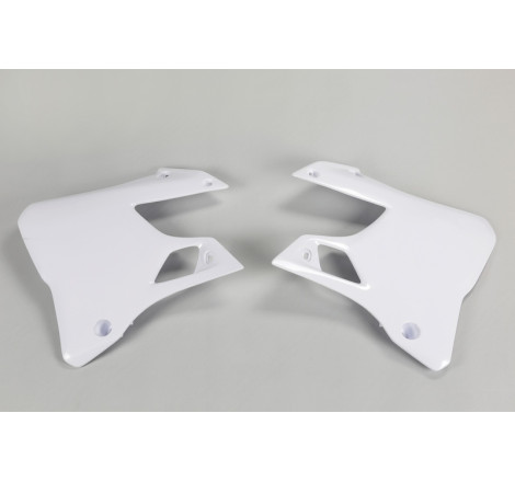 Ouïes de radiateur UFO Blanc pour Yamaha YZ 125/250 1996 à 2001
