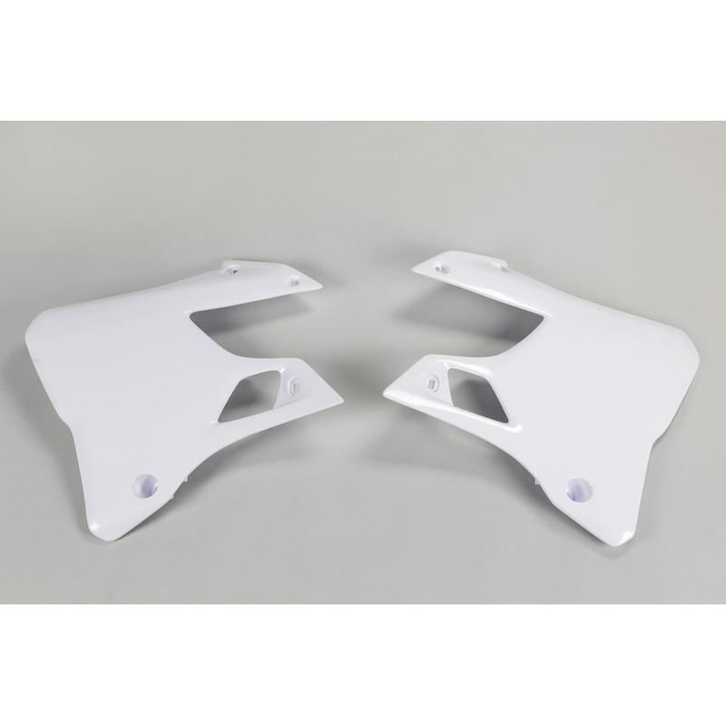 Ouïes de radiateur UFO Blanc pour Yamaha YZ 125/250 1996 à 2001