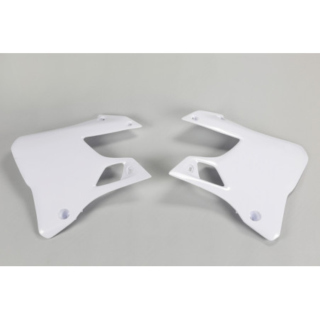 Ouïes de radiateur UFO Blanc pour Yamaha YZ 125/250 1996 à 2001