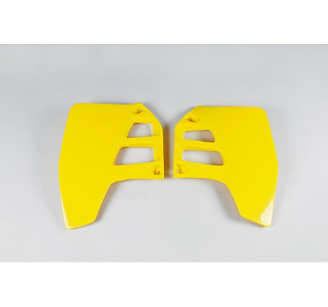 Ouïes de radiateur UFO Jaune pour Suzuki RM 125/250