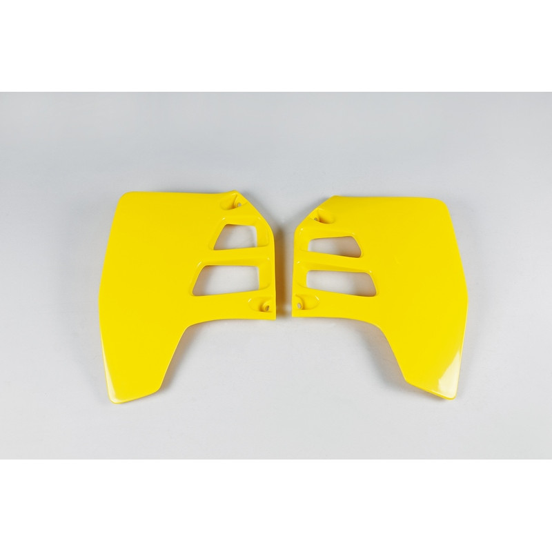 Ouïes de radiateur UFO Jaune pour Suzuki RM 125/250