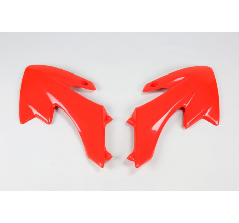Ouïes de radiateur UFO Rouge pour Honda CRF 50 2004 à 2024