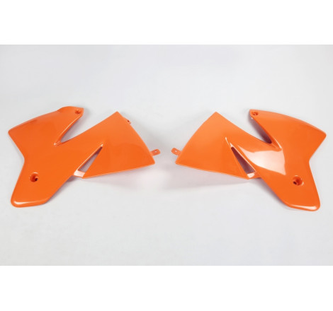 Ouïes de radiateur UFO Orange pour KTM SX 125/250 1998 à 2000