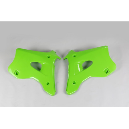 Ouïes de radiateur UFO Vert pour Kawasaki KX 125/250 1994 à 1998