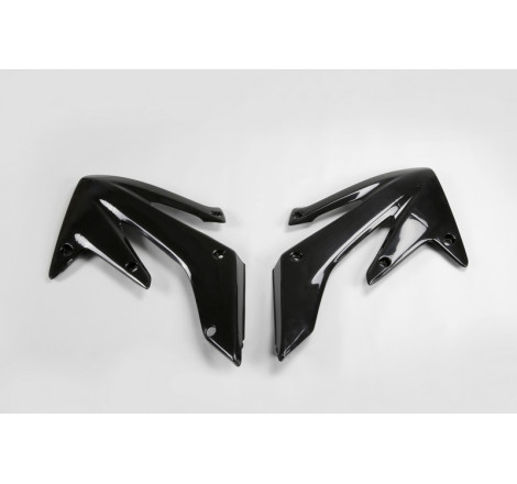 Ouïes de radiateur UFO Noir pour Honda CRF 250 2004 à 2009