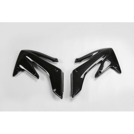 Ouïes de radiateur UFO Noir pour Honda CRF 250 2004 à 2009