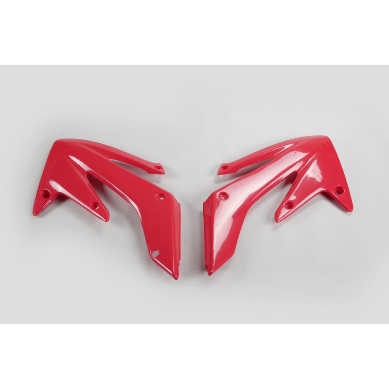 Ouïes de radiateur UFO Rouge pour Honda CRF 250 2004 à 2009