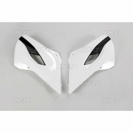 Ouïes de radiateur UFO Blanc/Jaune pour Husqvarna TC/FC 125/250/350/450