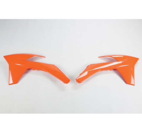 Ouïes de radiateur UFO Orange pour KTM SX/SX-F 125/250/350/450 2011 à 2012