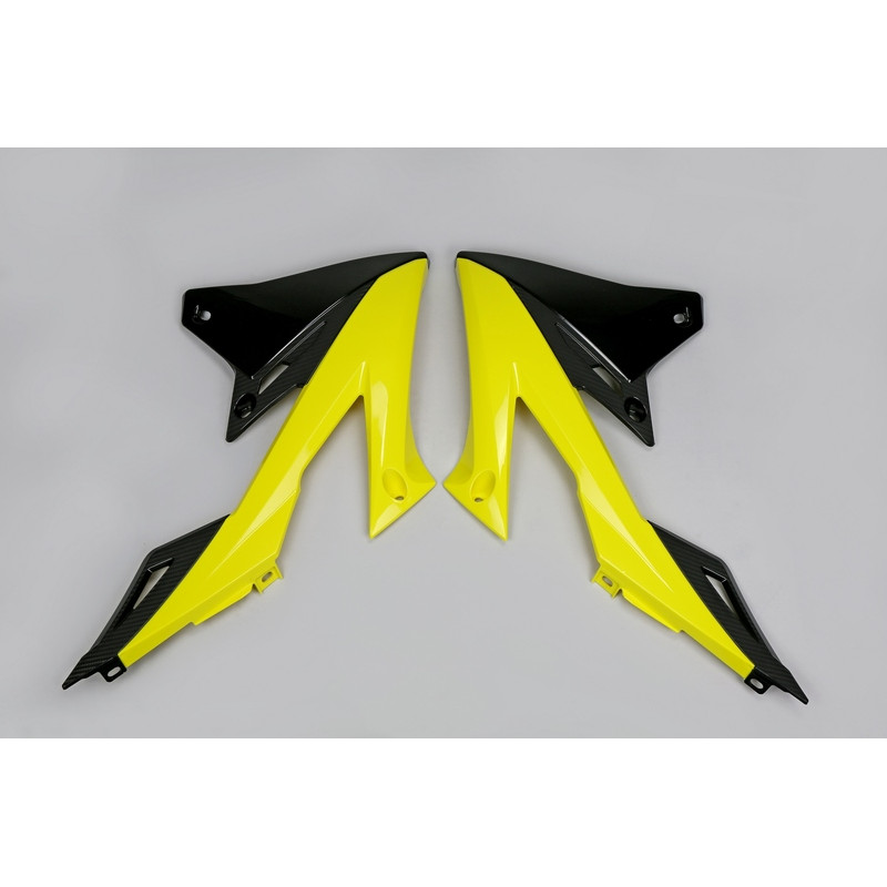 Ouïes de Radiateur UFO Jaune/Noir pour Suzuki RM-Z 250/450