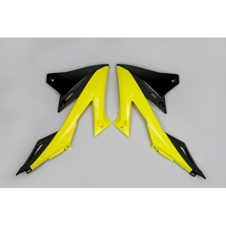 Ouïes de Radiateur UFO Jaune/Noir pour Suzuki RM-Z 250/450