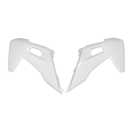 Ouïes de radiateur UFO Blanc pour Husqvarna TC/FC 125/250/350/450 2019 à 2022