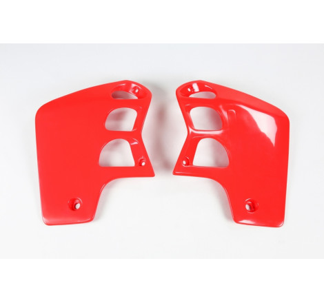 Ouïes de radiateur UFO Rouge pour Honda CR 500 1989 à 2001