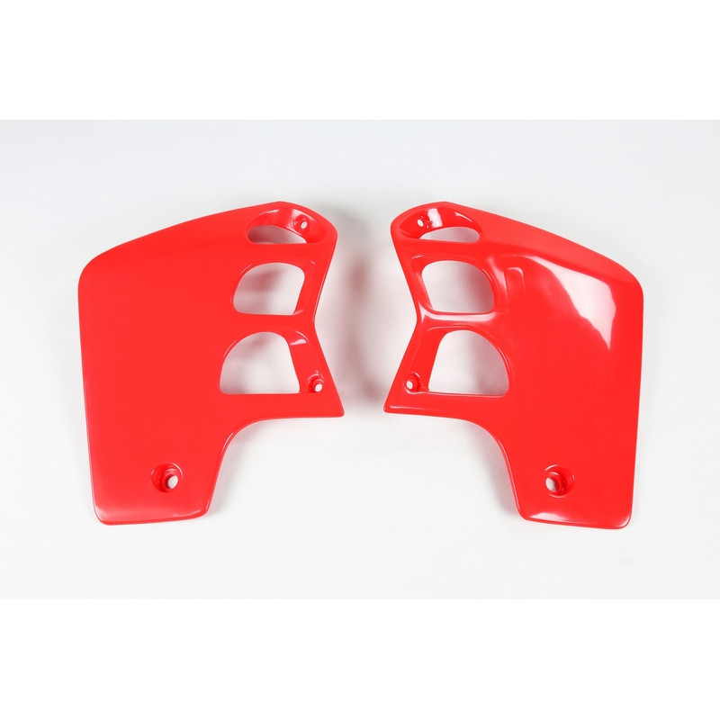 Ouïes de radiateur UFO Rouge pour Honda CR 500 1989 à 2001