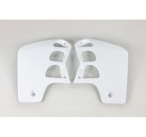 Ouïes de radiateur UFO Blanc pour Honda CR 500 1989 à 2001
