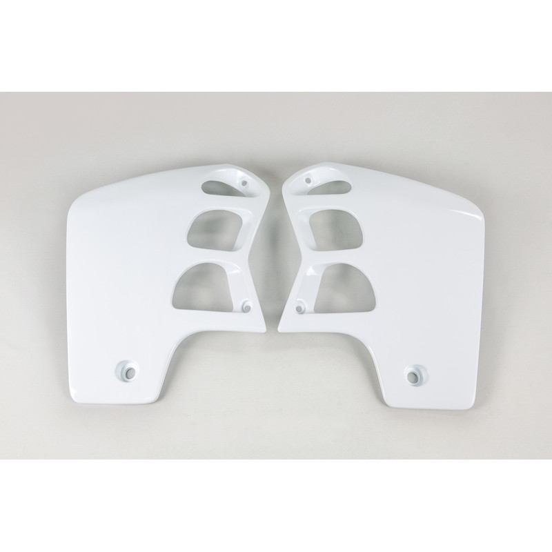 Ouïes de radiateur UFO Blanc pour Honda CR 500 1989 à 2001