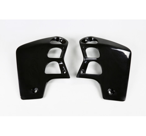 Ouïes de radiateur UFO Noir pour Honda CR 500 1989 à 2001
