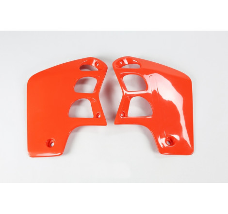 Ouïes de radiateur UFO Orange pour Honda CR 500 1989 à 2001